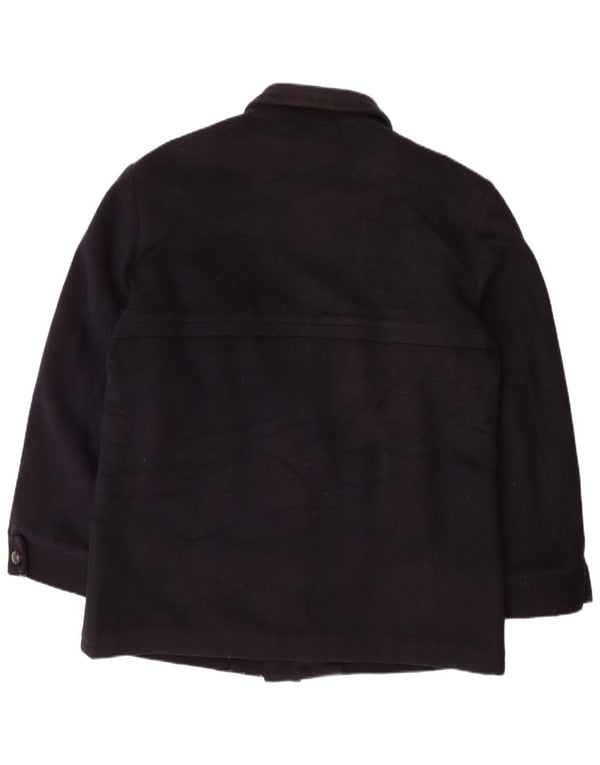 MC Gregor Herren-Utility-Jacke IT 54 2XL Marineblau kariert Wolle klassisch