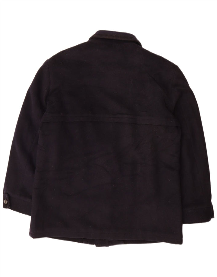 MC Gregor Herren-Utility-Jacke IT 54 2XL Marineblau kariert Wolle klassisch