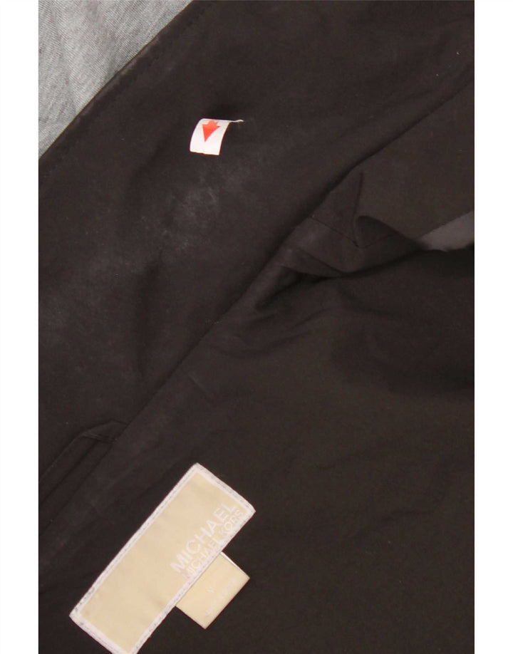 Michael Kors Damen-Parkajacke mit Kapuze, UK 14, Mittelschwarz, Polyester