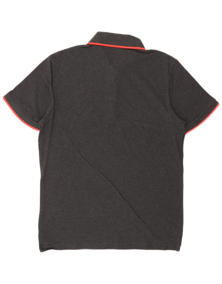 PUMA Herren Poloshirt mittelgraue Baumwolle