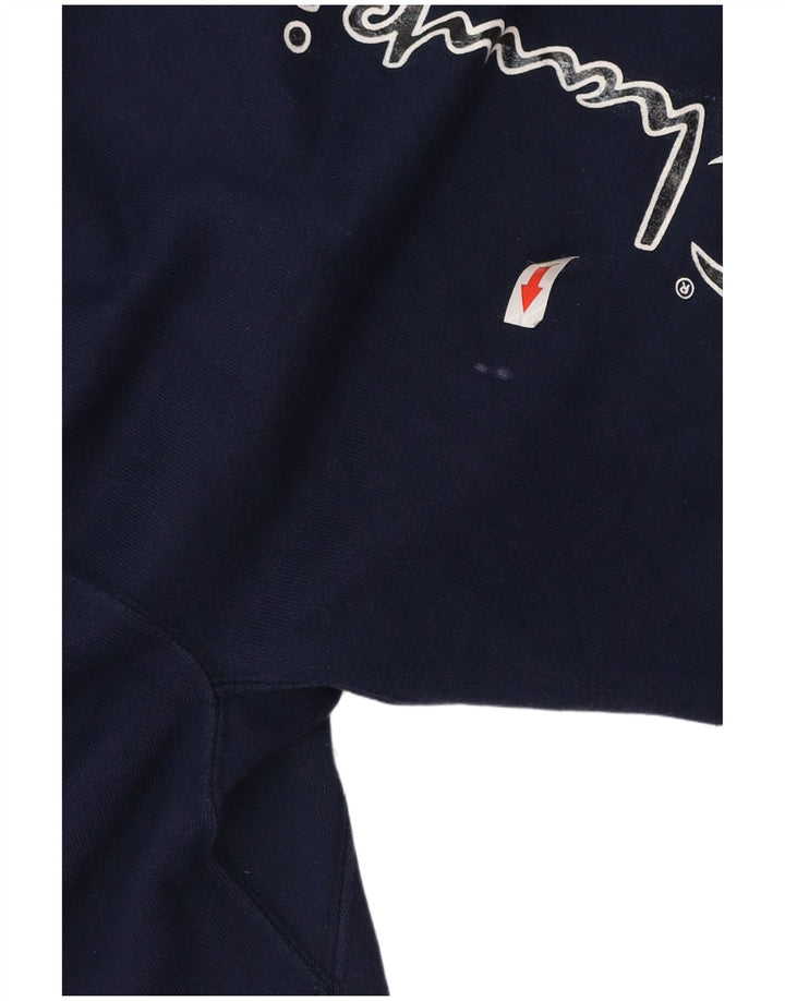 Champion Herren-Sportshorts mit Grafik, mittelblaue Marineblau-Baumwolle