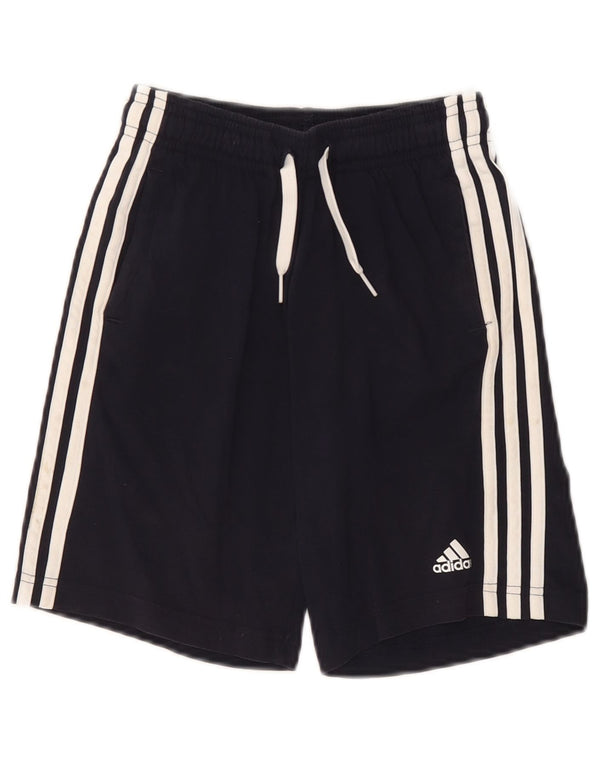Adidas Sportshorts für Jungen, 9–10 Jahre, marineblaue Baumwolle