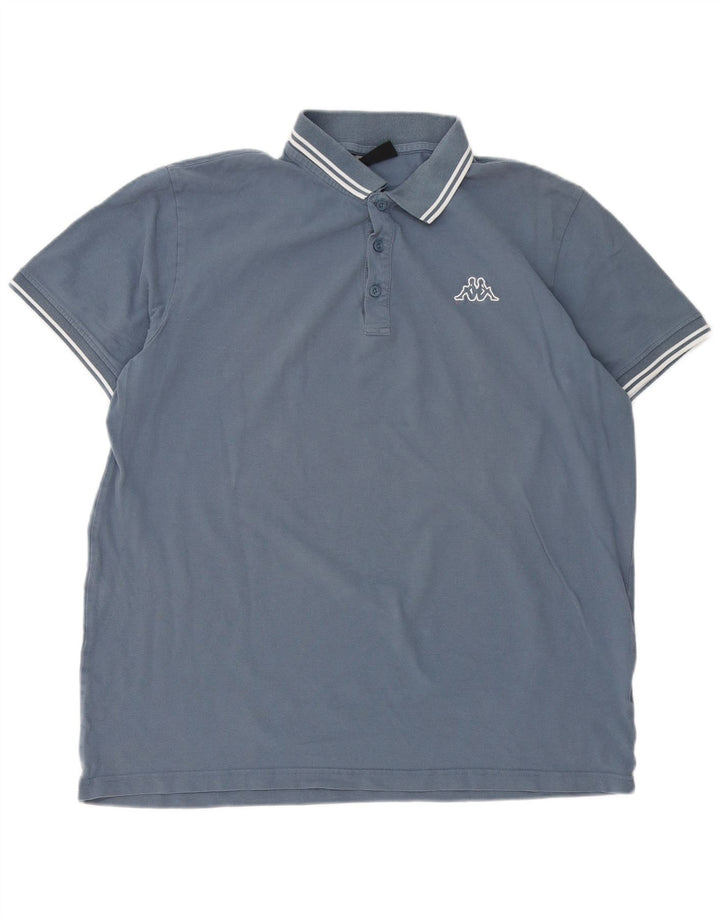 Kappa Herren Poloshirt 2XL Blau