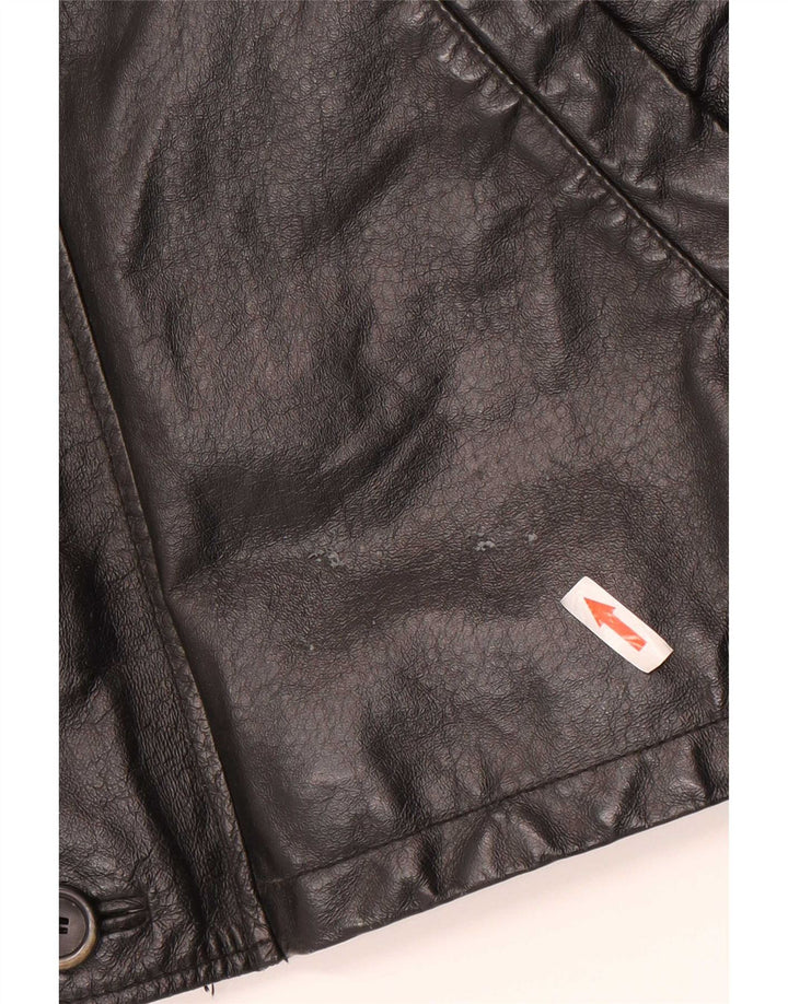 La Pelle Herren Lederjacke IT 58 4XL Schwarz