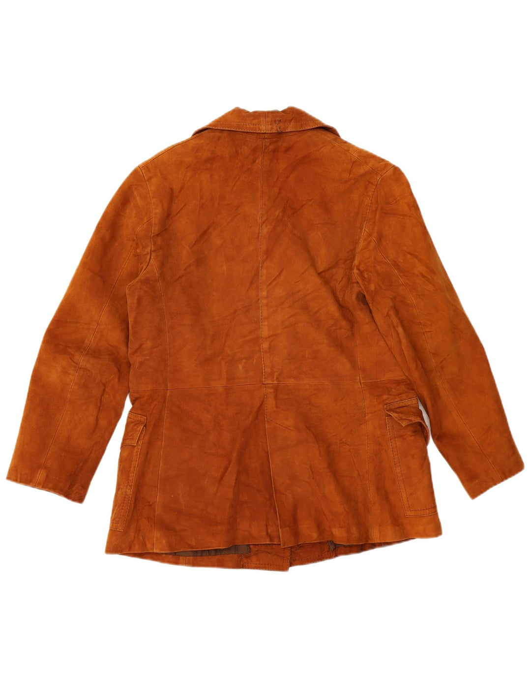 Vintage Damen Wildlederjacke UK 16 Large Braun