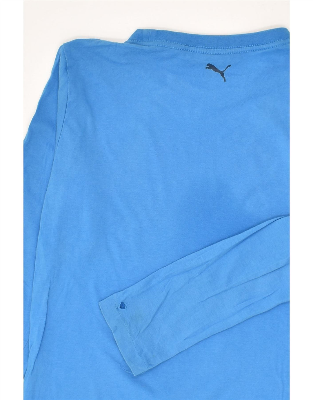 PUMA Boys Graphic Top Long Sleeve 11-12 Years Blue | Vintage Puma | Thrift | Second-Hand Puma | Used Clothing | Messina Hembry 