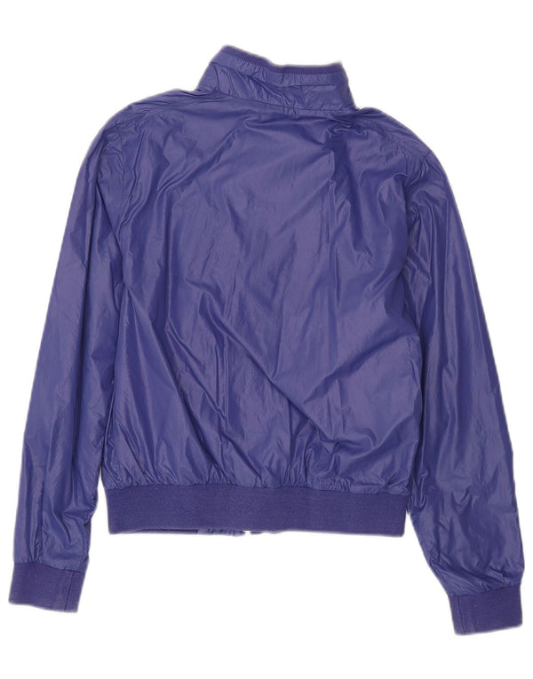 Moncler Bomberjacke für Mädchen, 11–12 Jahre, blaues Nylon