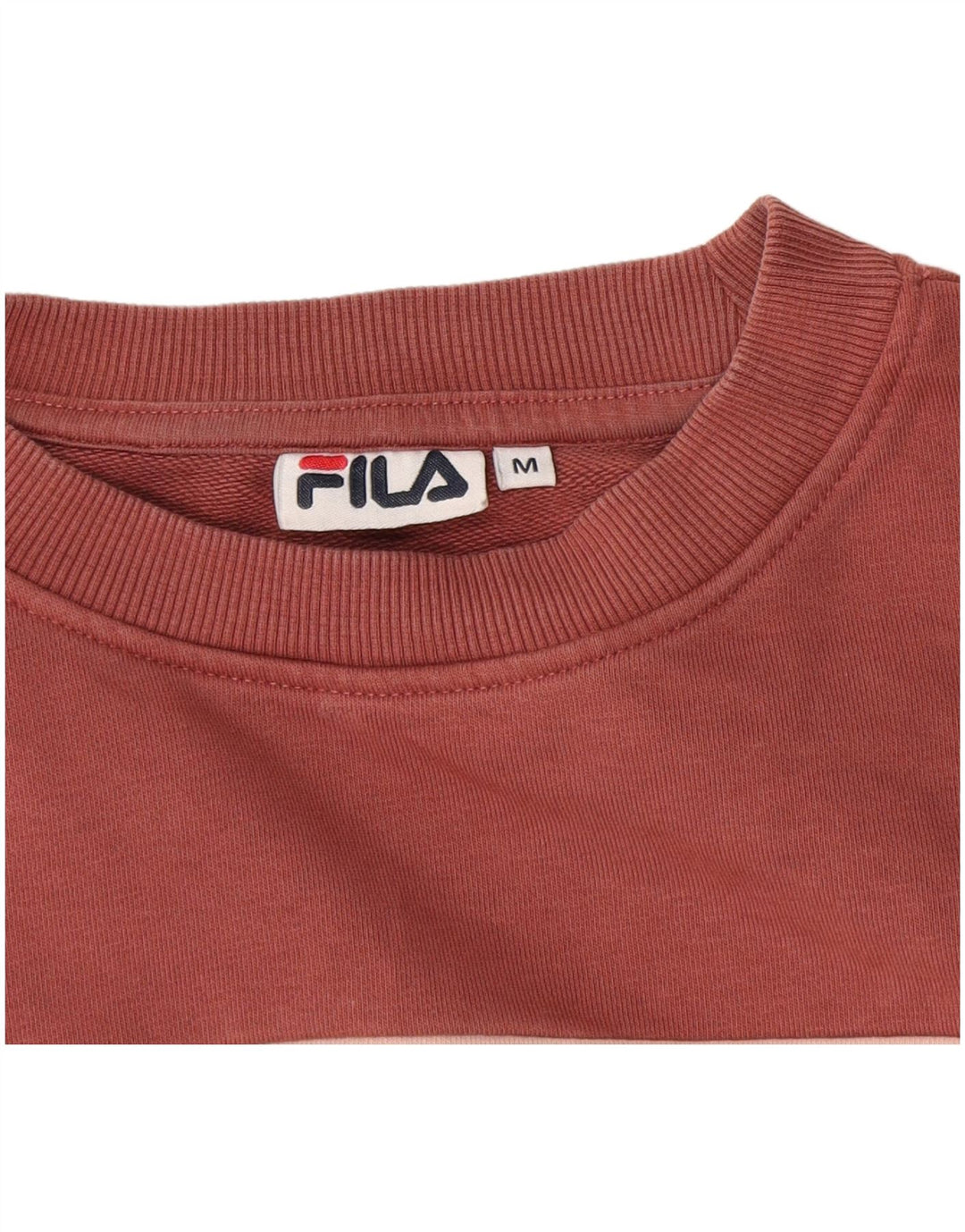 FILA Damen Grafik-Sweatshirt-Pullover UK 14 Mittelschwarz Farbblock