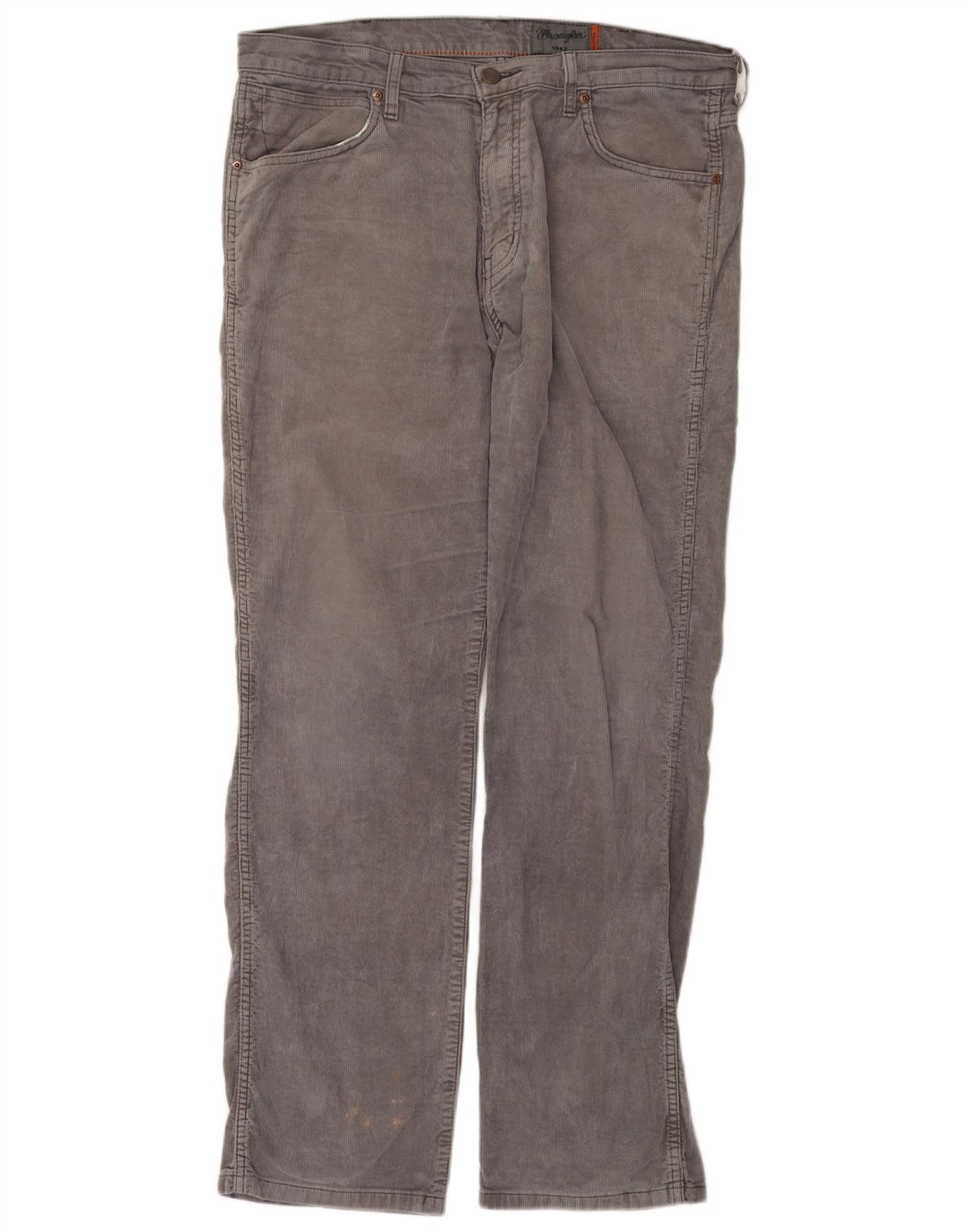 WRANGLER Herren Arizona Stretch Gerade Cordhose W36 L32 Grau