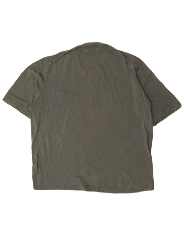 Cos Herren-T-Shirt, normal, XL, Khaki, Baumwolle