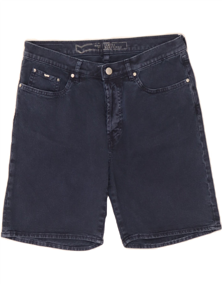 GAS Womens Denim Shorts W27 Small  Navy Blue Cotton Vintage Gas and Second-Hand Gas from Messina Hembry 