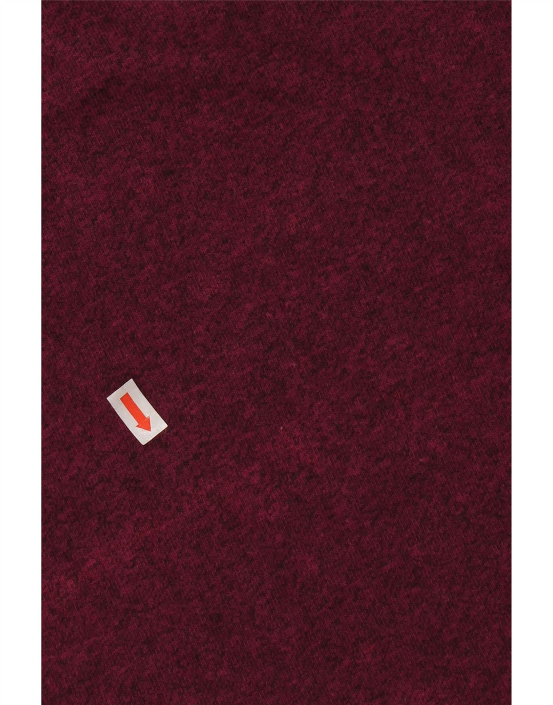 Asics Herren T-Shirt Top Large Burgundy Meliert Baumwolle