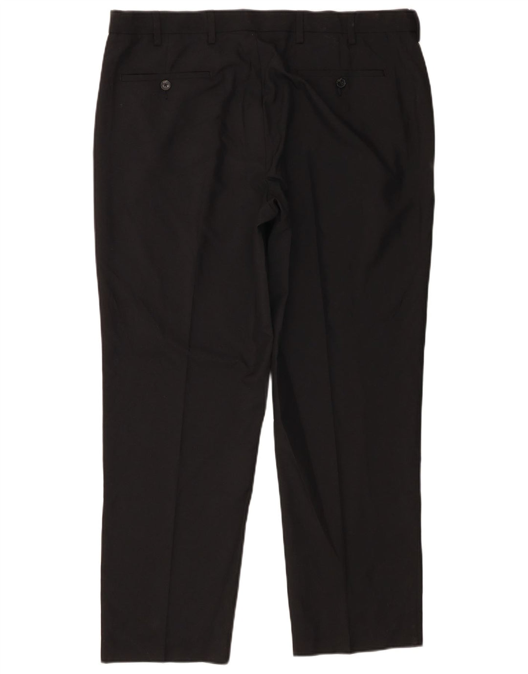 Marks & Spencer Herren-Chinohose mit normaler Passform, W38 L29, schwarzes Polyester