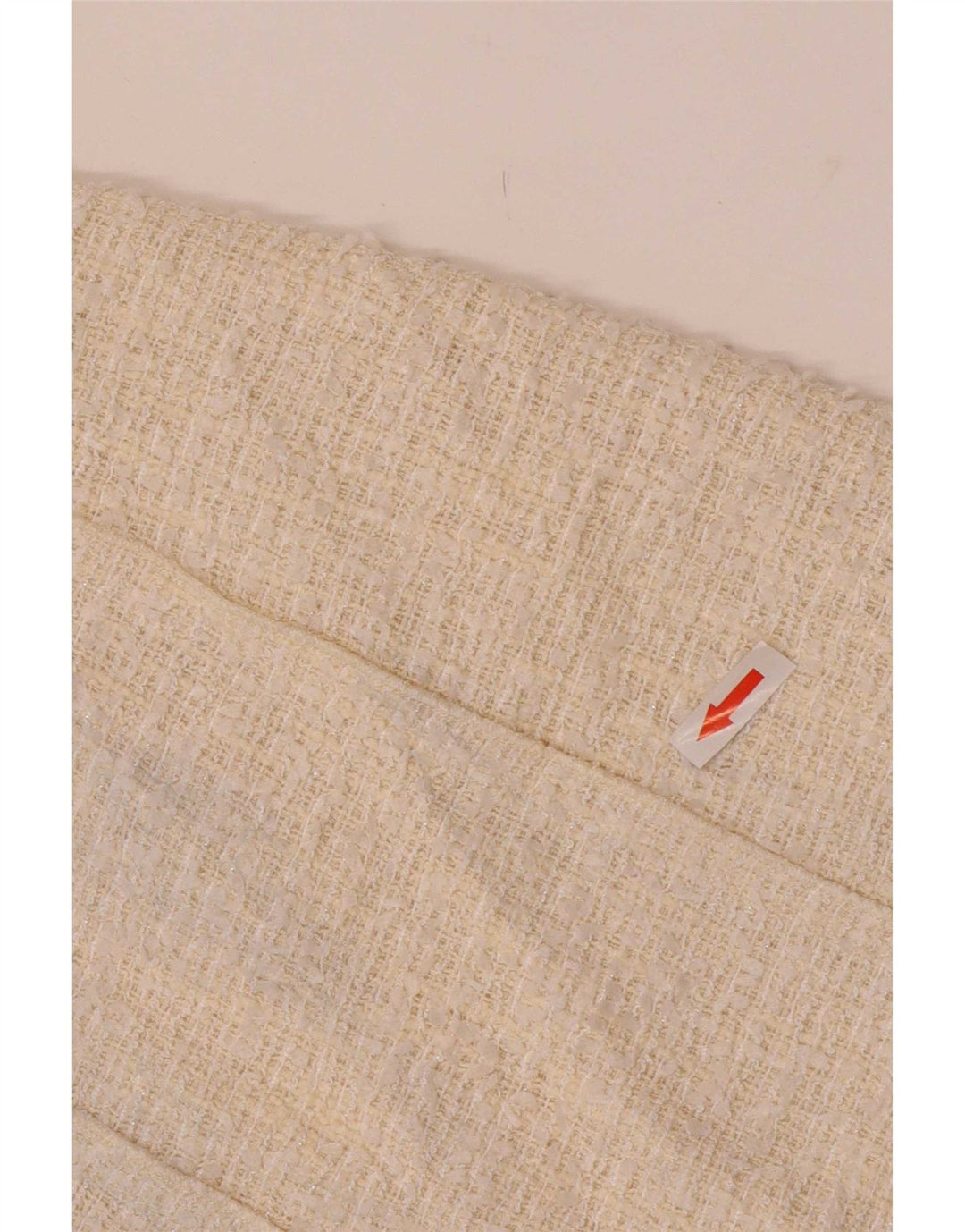 Zara Damen Minirock XS W24 Off White Polyester