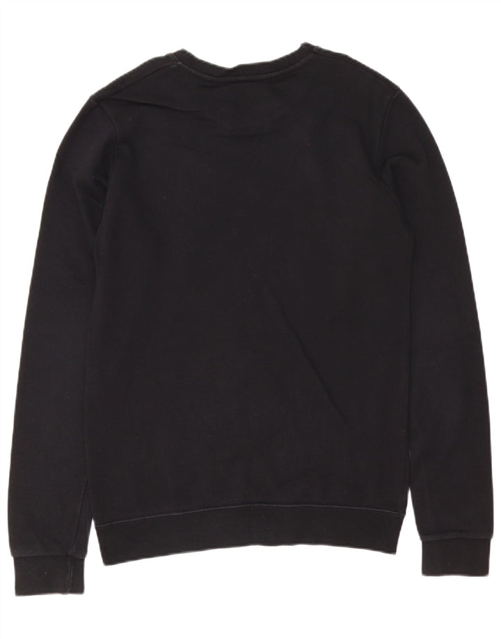 Pyrex Herren-Sweatshirt mit Grafik, Größe S, schwarze Baumwolle