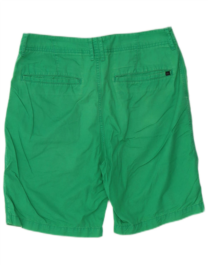 Quiksilver Herren Chinoshorts W32 mittelgrüne Baumwolle