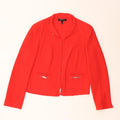 ESCADA Womens Bolero Jumper EU 42 Large Red Wool