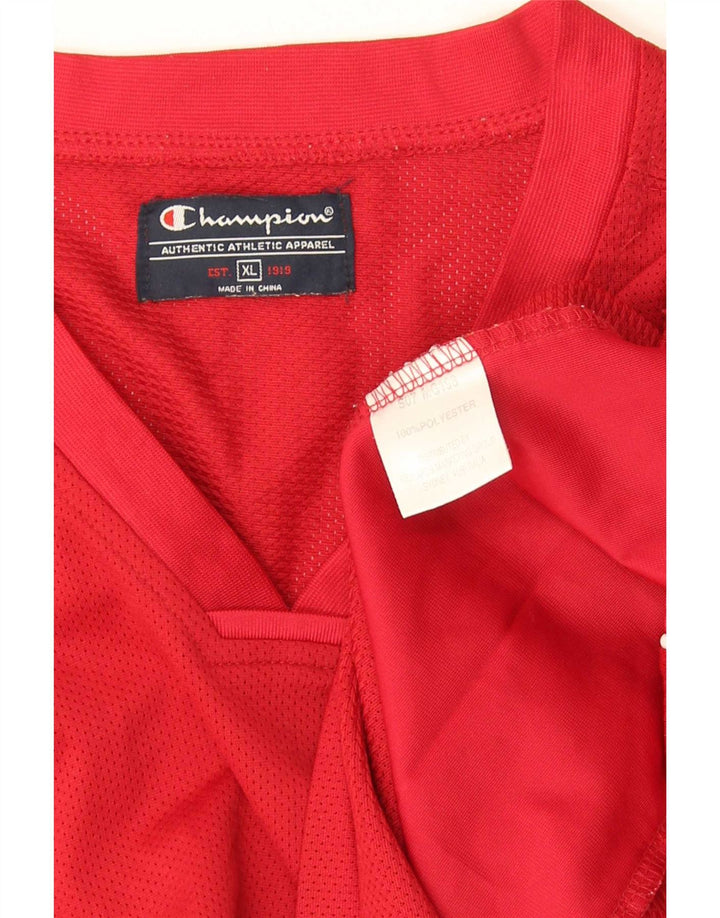 Champion Herren Weste Top XL Rot Polyester