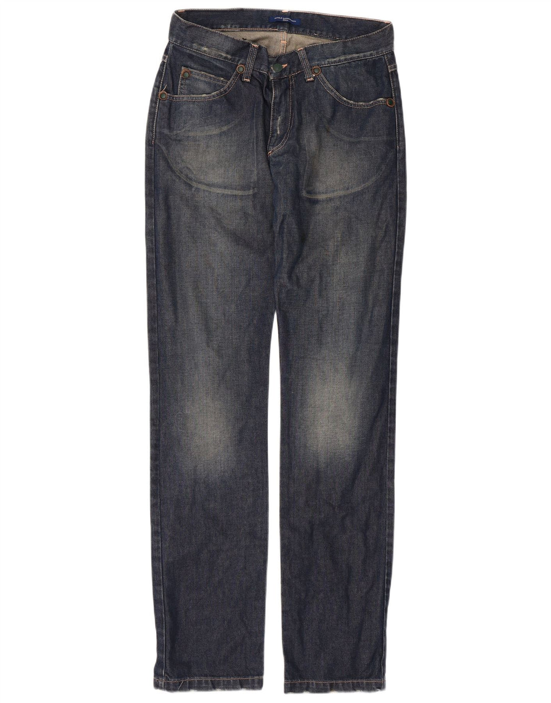 Daniele Alessandrini Damen Straight Jeans W31 L33 Blaue Baumwolle