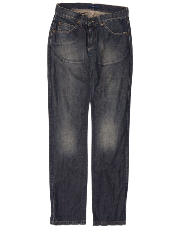 Daniele Alessandrini Damen Straight Jeans W31 L33 Blaue Baumwolle