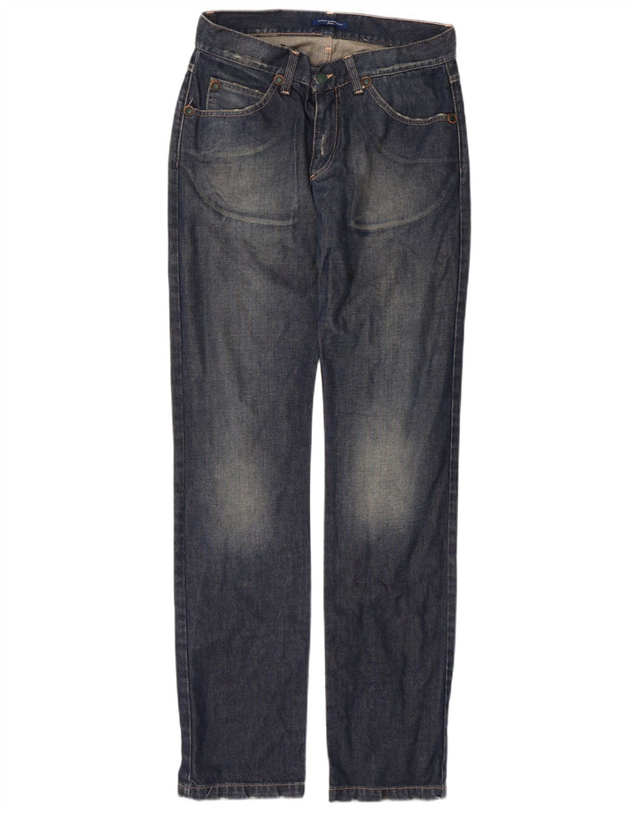Daniele Alessandrini Damen Straight Jeans W31 L33 Blaue Baumwolle