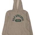 Gap Herren-Kapuzenpullover mit Grafik, groß, grau gesprenkelte Baumwolle