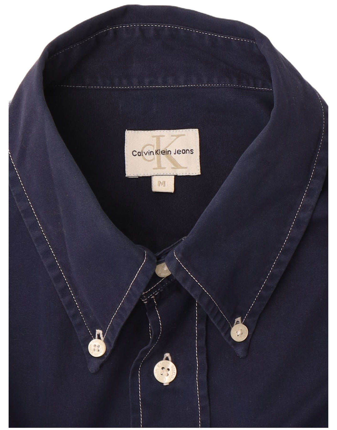 Calvin Klein Jeans Herrenhemd Medium Marineblau