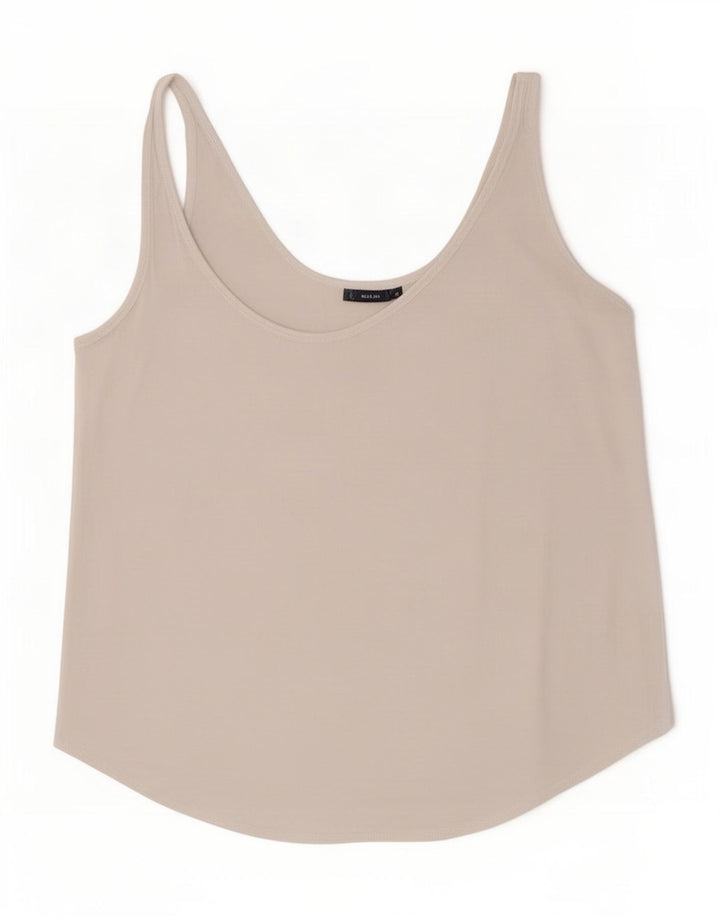 Zara Damen Weste Top UK 18 XL Weiß