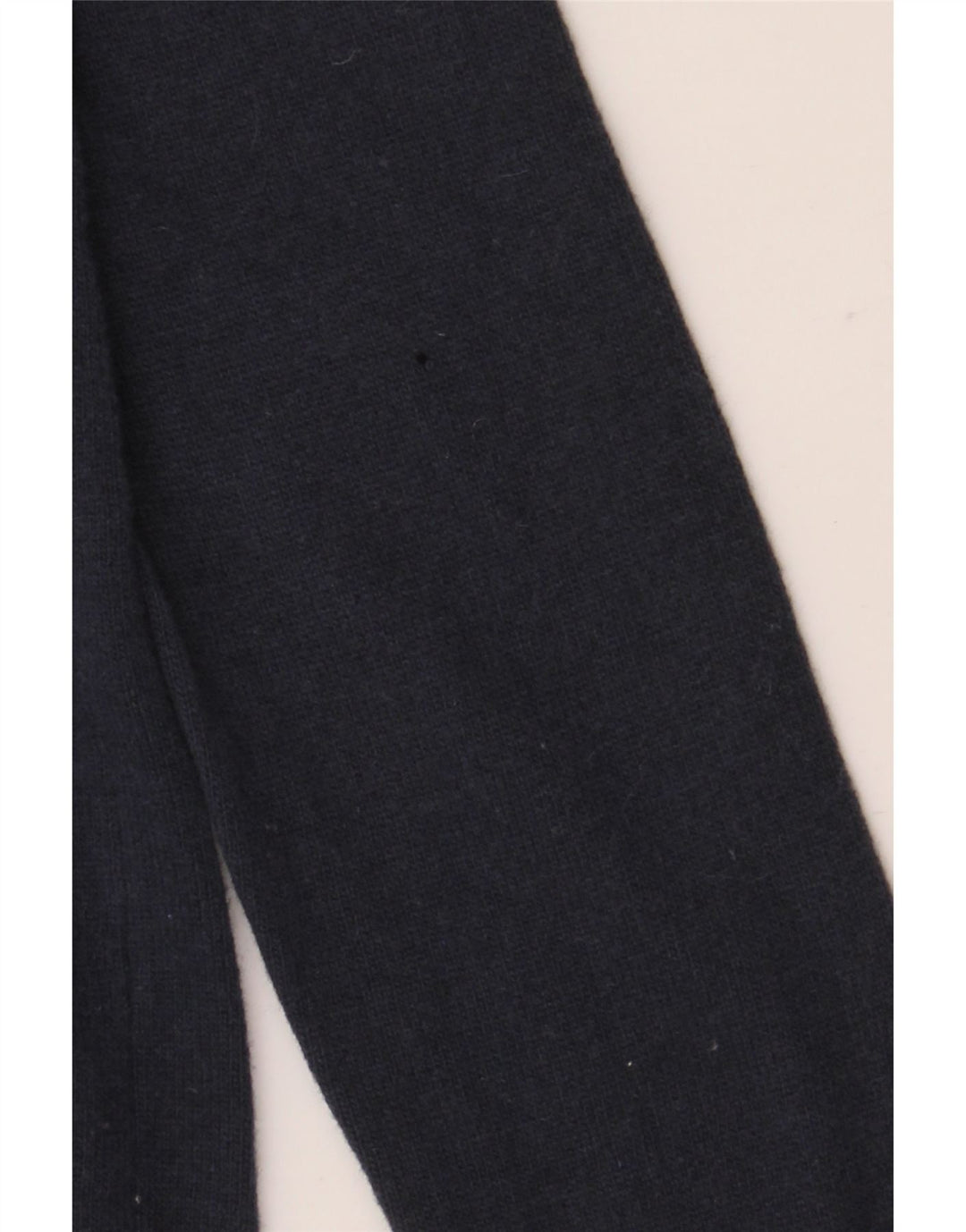 BENETTON Herren-Pullover mit U-Boot-Ausschnitt, klein, marineblaue Schurwolle