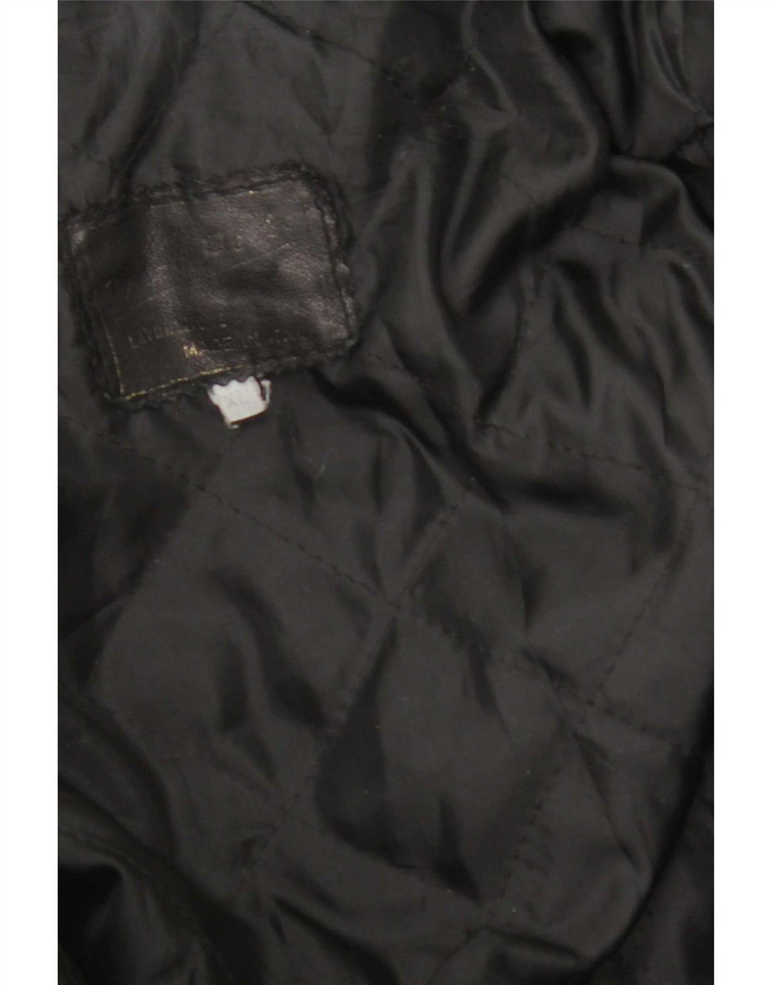 Vintage Herren Lederjacke UK 42 XL Schwarzes Leder