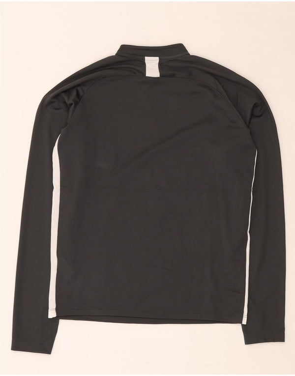 NIKE Jungen Dri Fit Pullover-Trainingsoberteil mit Reißverschluss, 13–14 Jahre, XL, Grau