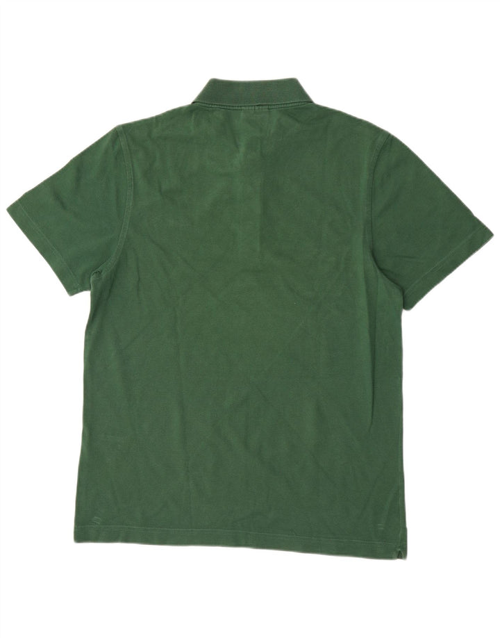 Lacoste Herren-Poloshirt, Größe 4, mittelgrüne Baumwolle