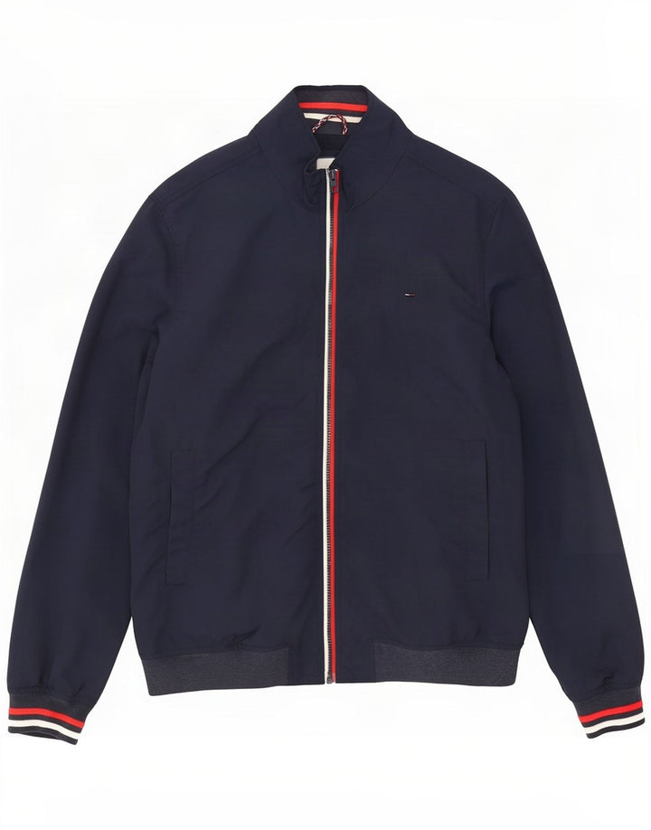 Tommy Hilfiger Herren Bomberjacke UK 44 2XL Marineblau Polyamid