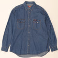 Carrera Herren Jeanshemd XL Blau Baumwolle