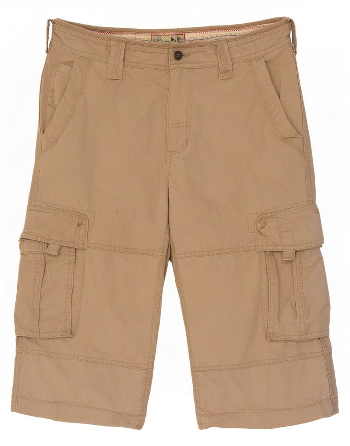 Fat Face Herren Cargo-Bermudashorts W32 Mittelbeige Baumwolle