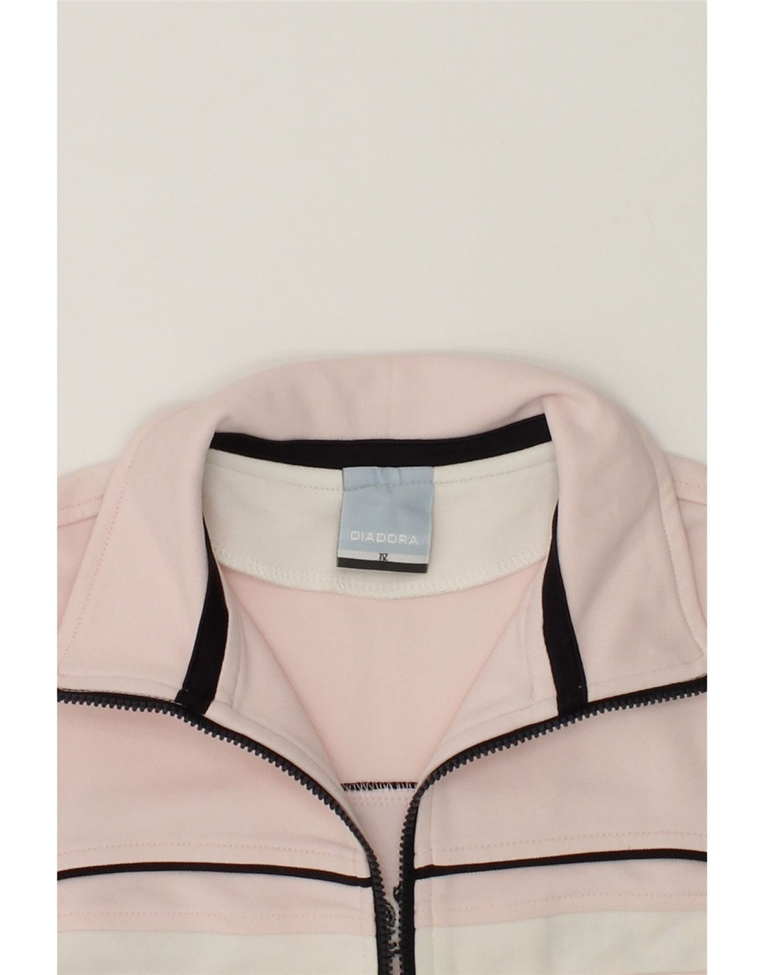 DIADORA Girls Graphic Tracksuit Top Jacket 3-4 Years Pink Polyester | Vintage Diadora | Thrift | Second-Hand Diadora | Used Clothing | Messina Hembry 