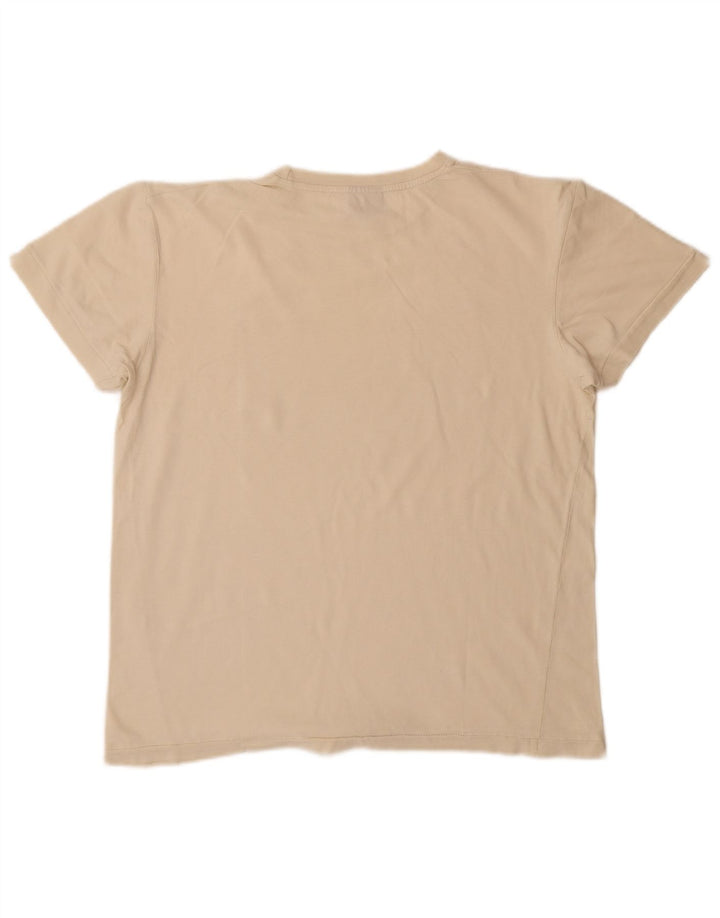 Levi's Damen Grafik-T-Shirt-Oberteil UK 14 Mittelbeige