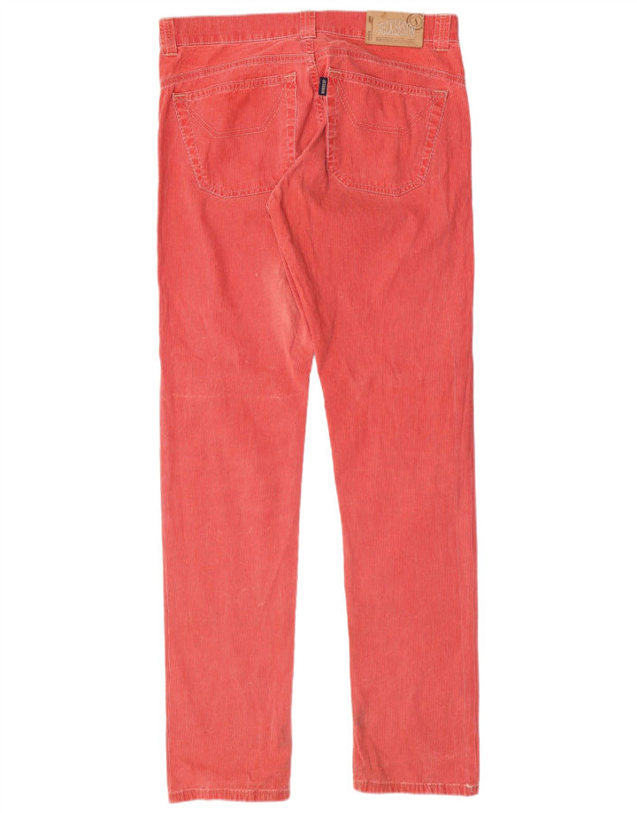 JECKERSON Gerade Cordhose für Herren, W32, L33, Rot