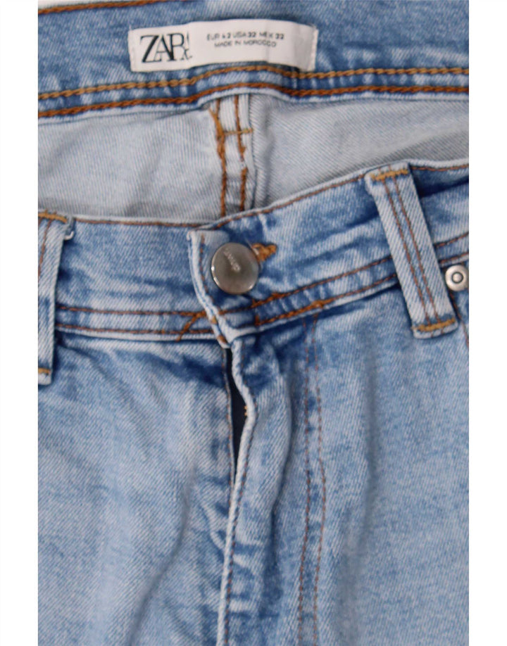 Zara Herren Slim Jeans EU 42 Large W32 L29 Blau