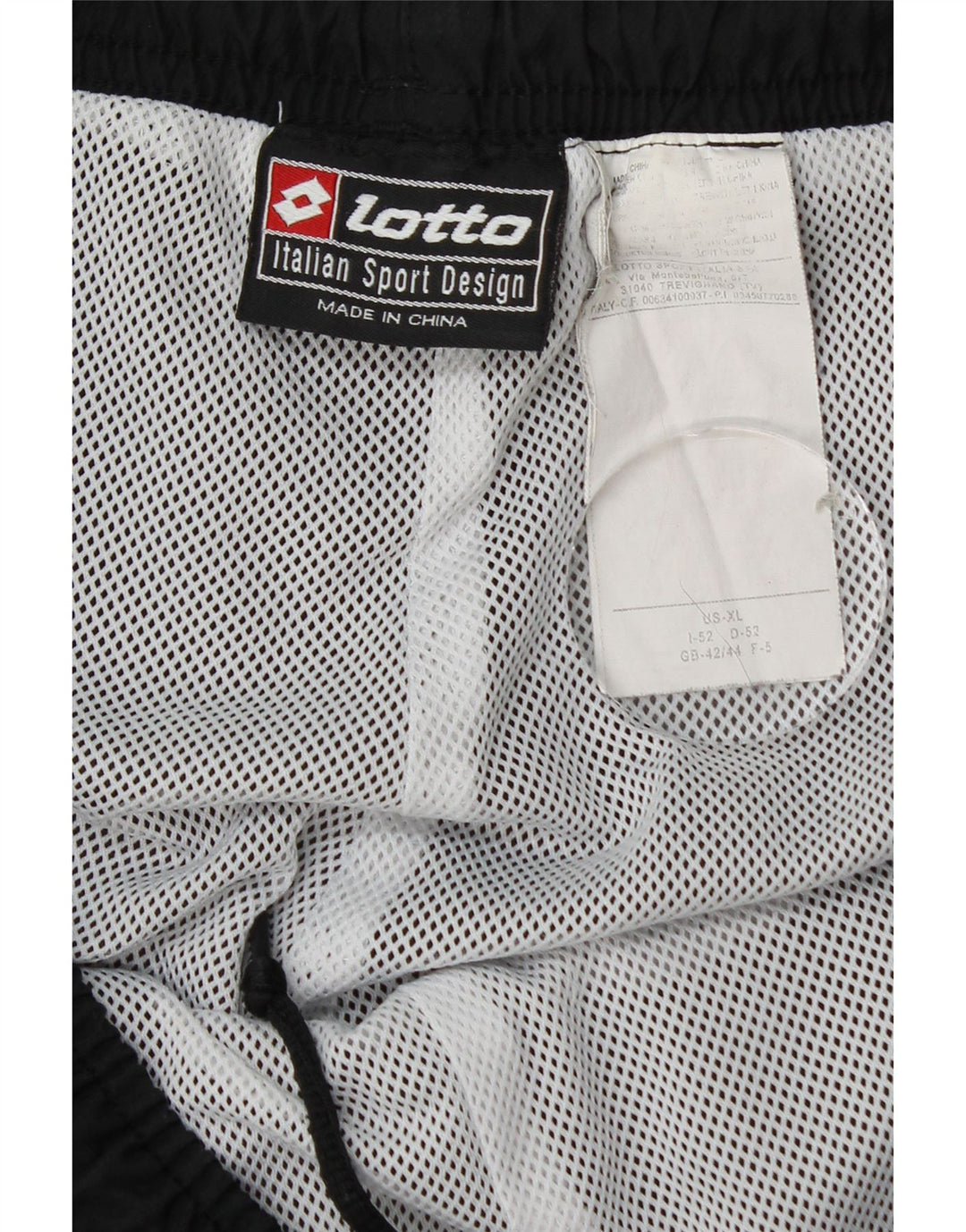 Lotto Herren-Trainingshose, UK 42/44, XL, Schwarz, Polyester