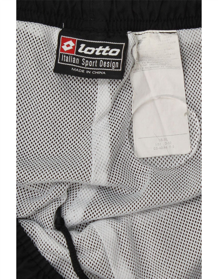 Lotto Herren-Trainingshose, UK 42/44, XL, Schwarz, Polyester