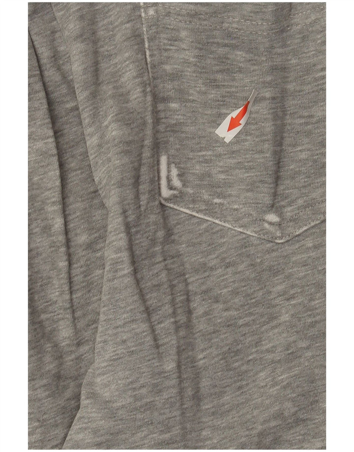 Ellesse Herren-Trainingshose, Jogginghose, Größe S, graue Baumwolle