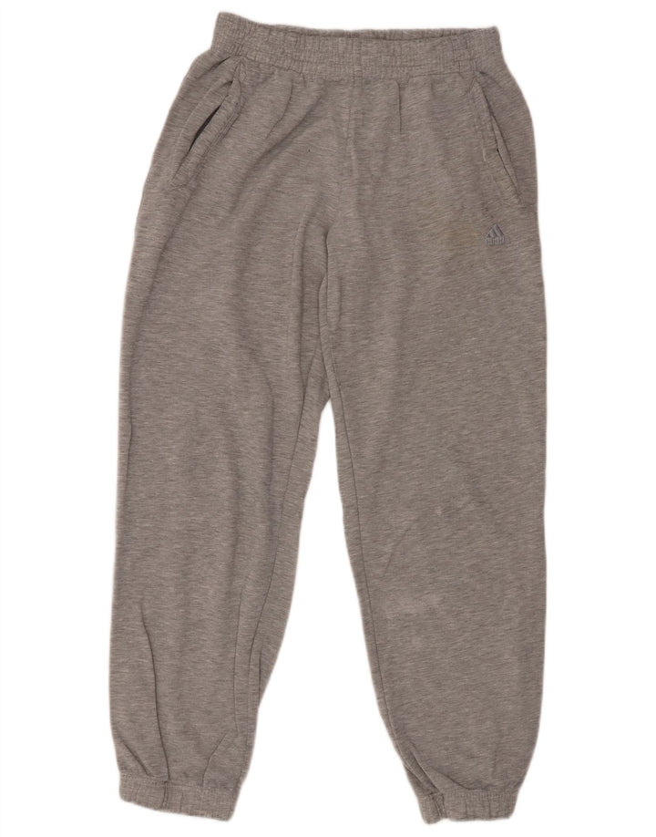 ADIDAS Herren-Trainingshose, Jogginghose, Größe S, Grau, Baumwolle