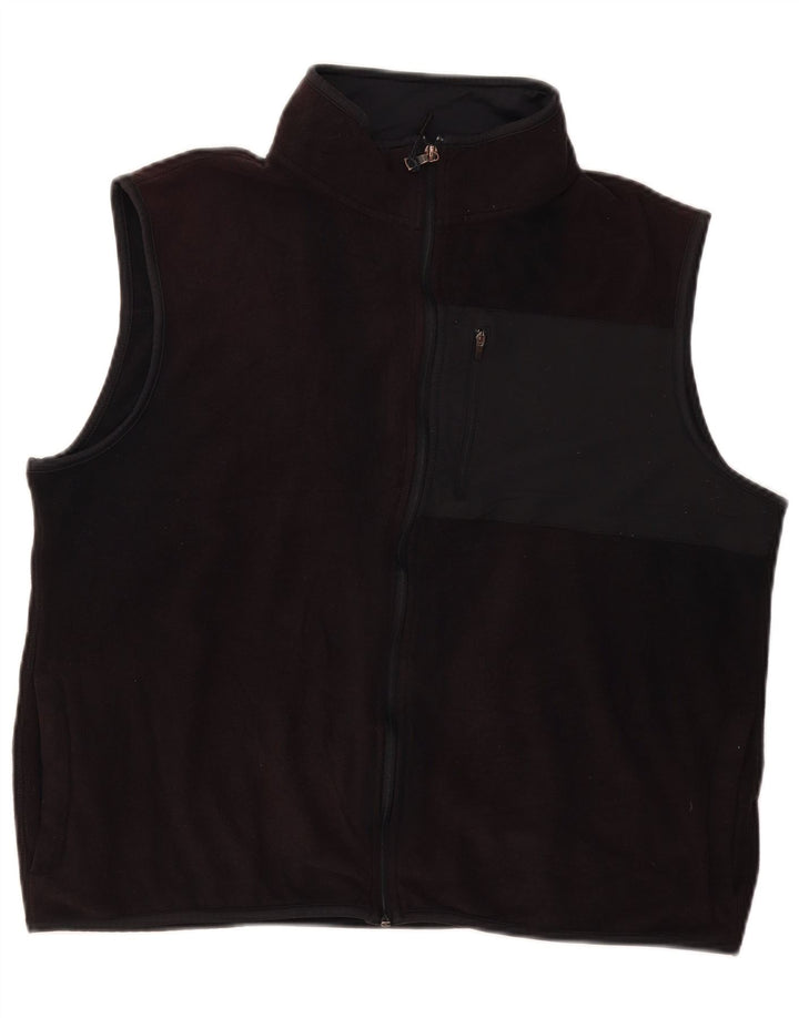 Marks & Spencer Herren Fleeceweste UK 40 Large Schwarz