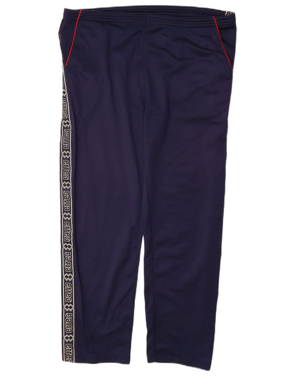 Errea Herren-Trainingshose mit Grafik, 2XL, Marineblau, Farbblock