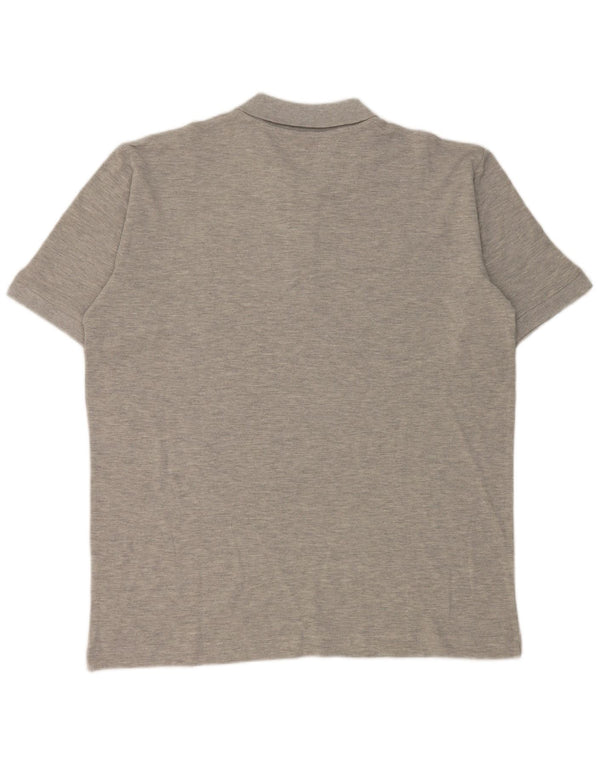 Kappa Herren Poloshirt XL Grau Baumwolle