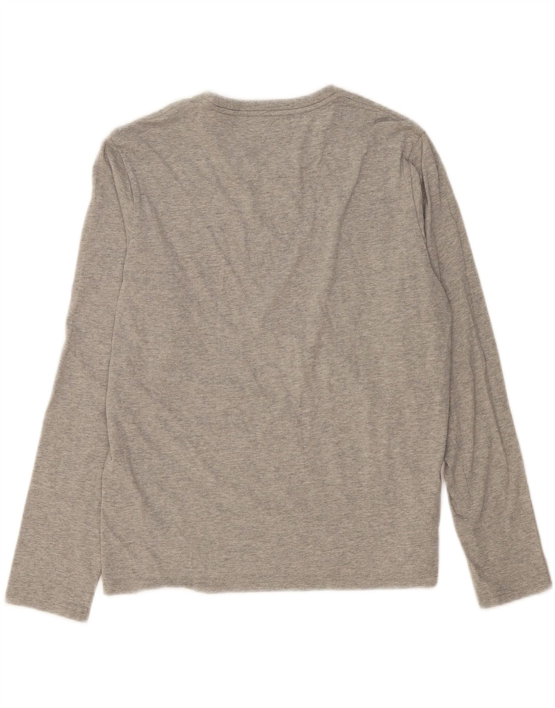 Polo Ralph Lauren Herren-Oberteil, langärmelig, klein, graue Baumwolle