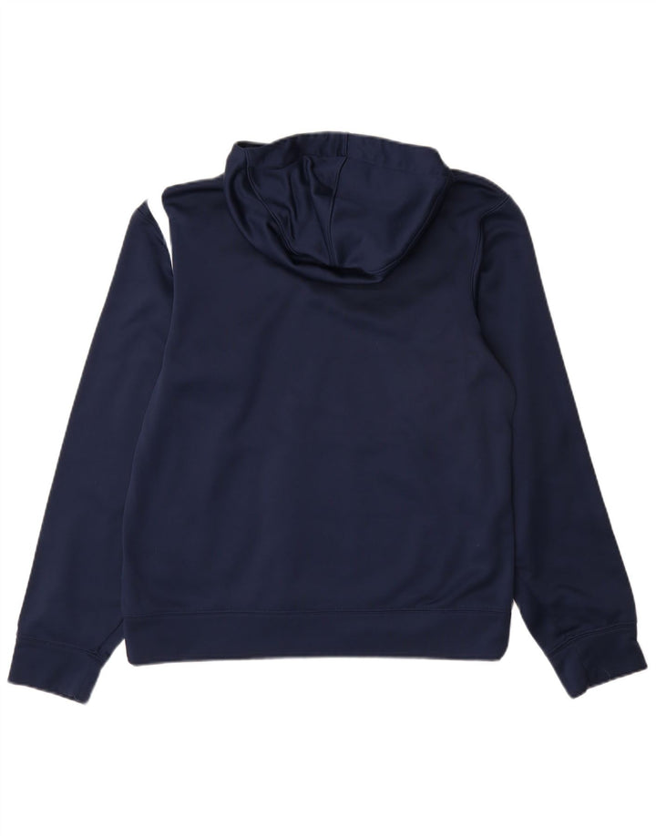 NIKE Herren Dri Fit Graphic Kapuzenpullover, Größe S, Marineblau, Polyester