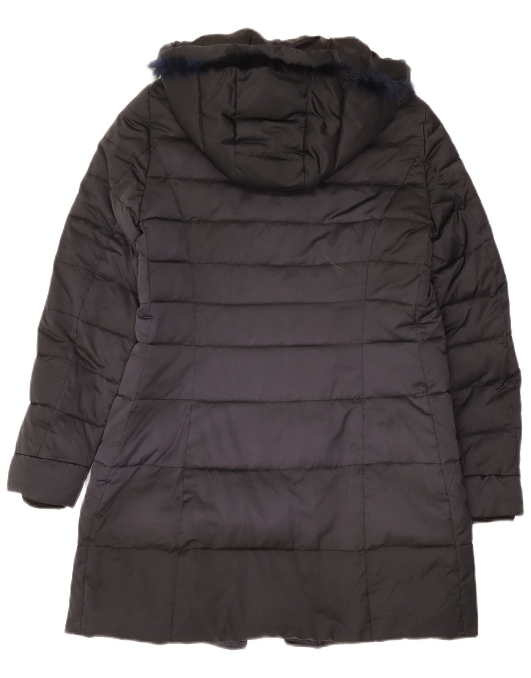 Nero Giardini Wattierte Damenjacke mit Kapuze IT 42 Mittelschwarzes Polyester