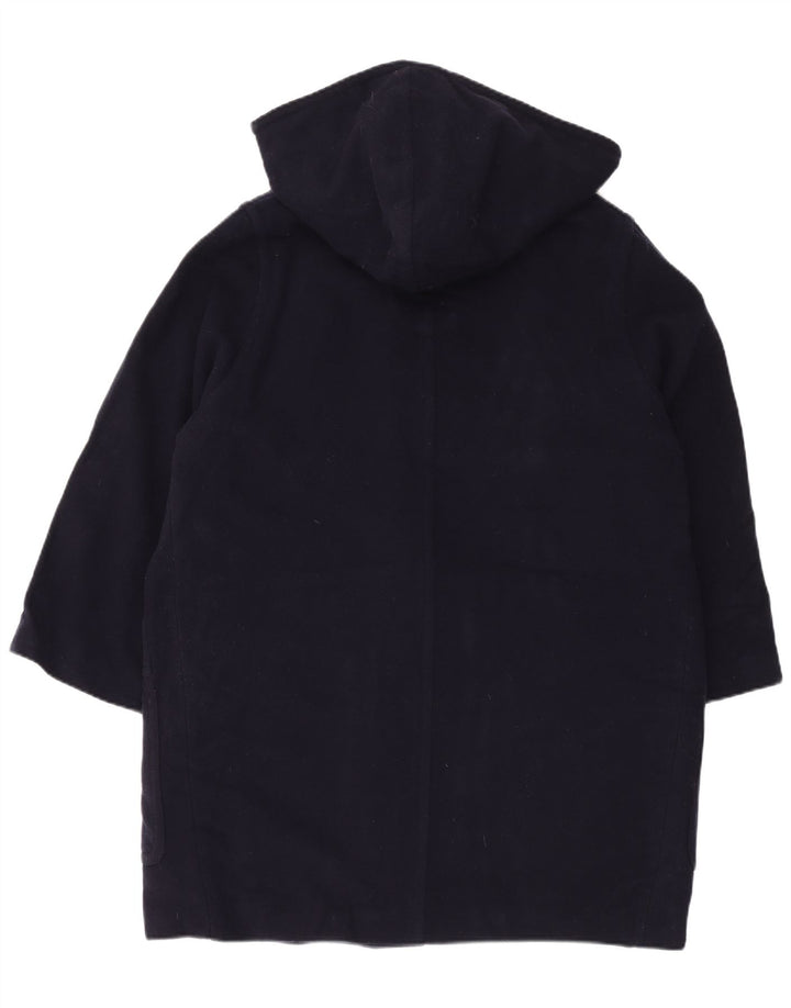 LAURA ASHLEY Damen Übergroßer Dufflecoat mit Kapuze UK 14 Large Marineblau